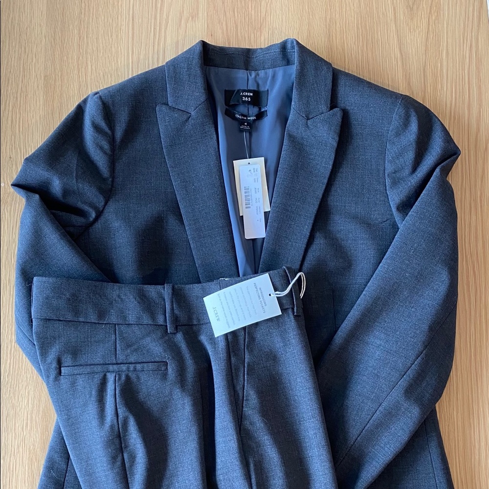 NWT J. CREW 365 Italian Wool Suiting.